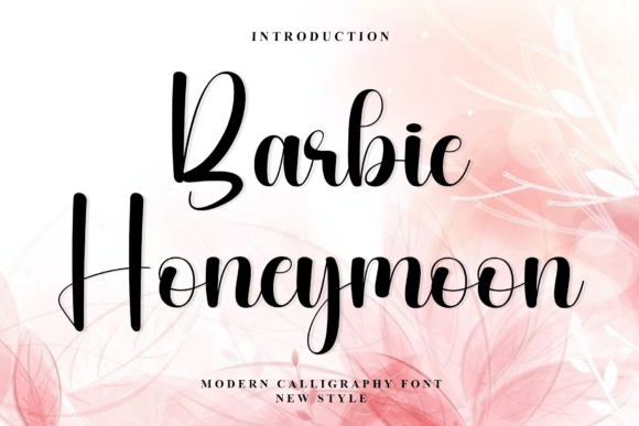 Barbie Honeymoon: A Sophisticated Script Typeface