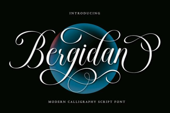 Bergidan: A Premium Script Font for Digital Design