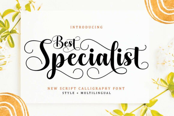 Best Specialist: A Script Font for Polished Branding
