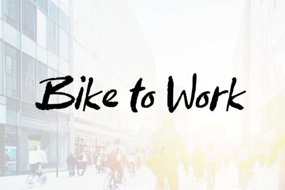 Bike to Work: The Ultimate Script Handwritten Font for Urban Brands