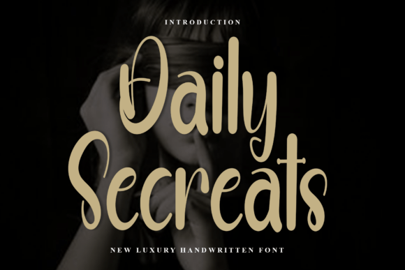 Daily Secreats: A Premium Script Handwritten Typeface