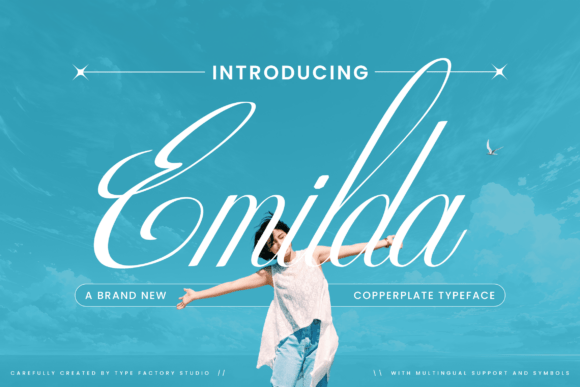 Emilda Typeface for Elegant Campaign Design