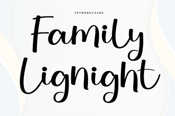Family Lignight: A Warm Handwritten Font for Makers