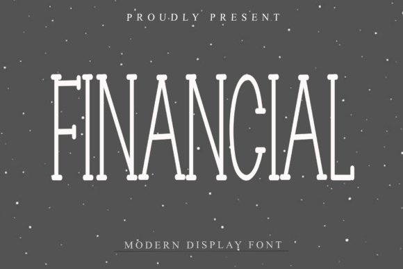 Financial Script Font for Editorial Design