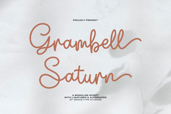 Grambell Saturn Typeface for Modern Web Design