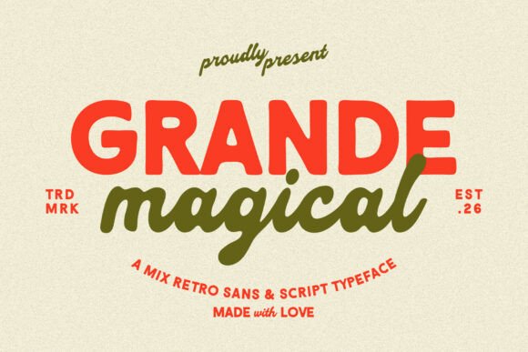 Grande Magical: A Retro Font for Makers