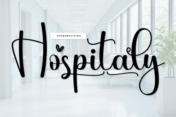 Hospitaly: The Script Font for Scroll-Stopping Design