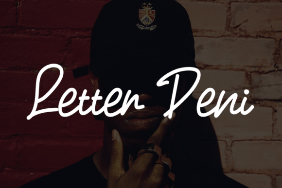 Letter Deni Font for Elegant Branding