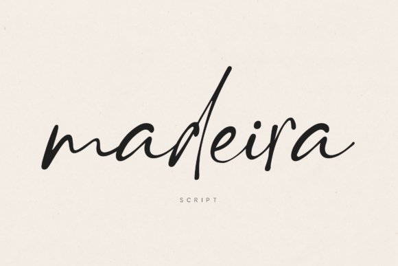 Madeira: A Refined Script Handwritten Font for Elegant Editorial Design