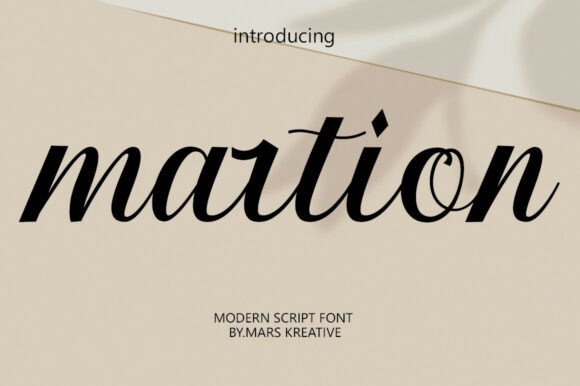 Martion Font: Elevate Editorial Design