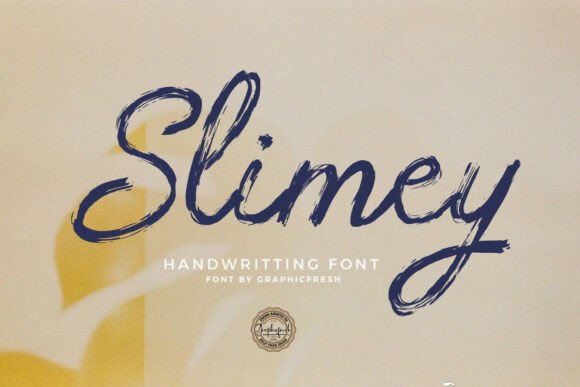Slimey: A Handwriting Script Font for Editorial Design