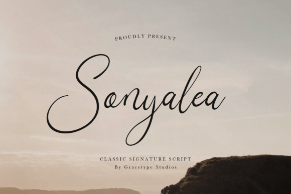 Sonyalea: Elevating Web Design with Elegant Script Fonts
