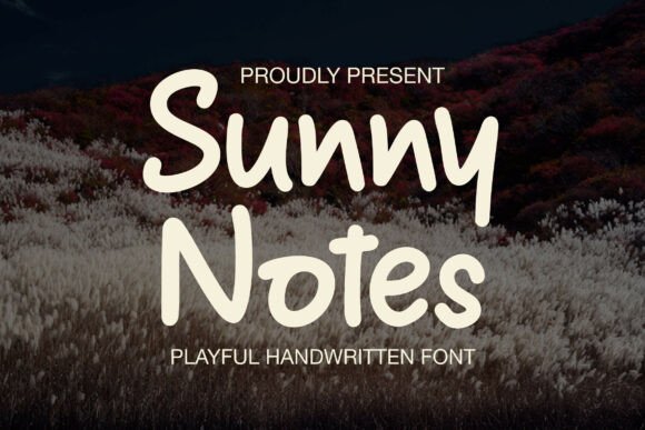 Sunny Notes: A Charming Handwritten Script Font for Branding