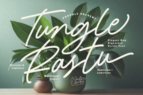 Tungle Rastu Font for Handmade Branding