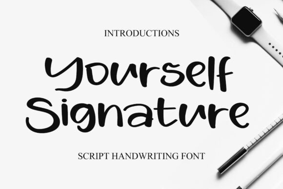 Yourself Signature Font for Polished Branding